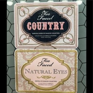 Two TooFaced eyeshadow palettes